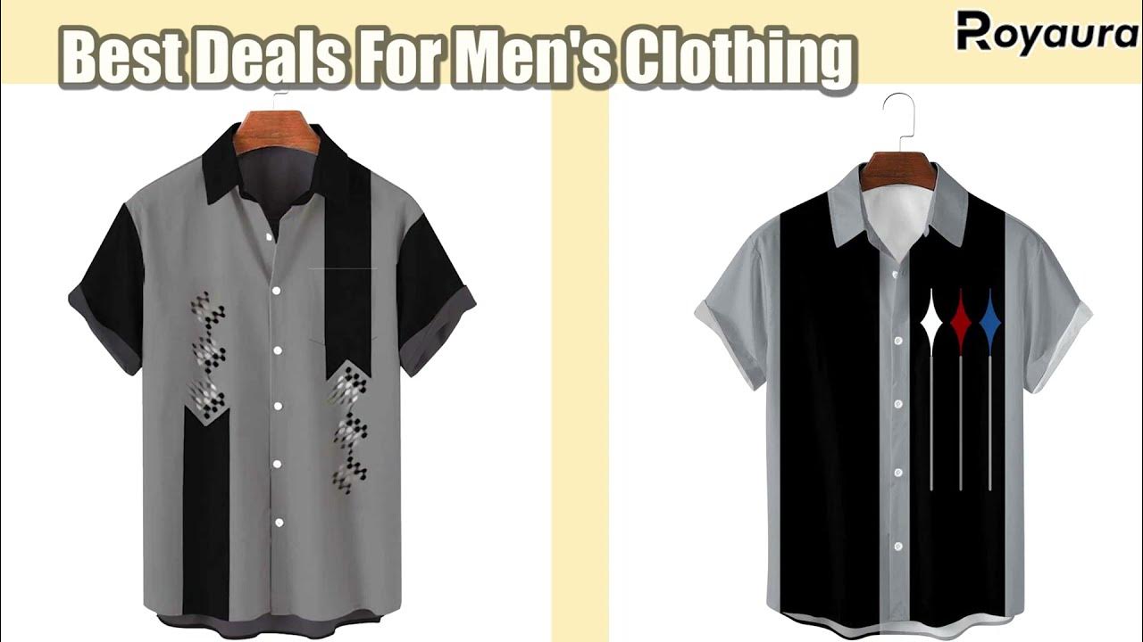 RoyauraMen’s Fashion Vintage Bowling Shirts On Sale YouTube