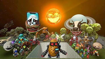 ALL NEW ITALIAN AI BRAINROT MEMES VS THE GIANT PIT WITH BULBATRONIX 3000! - Garry