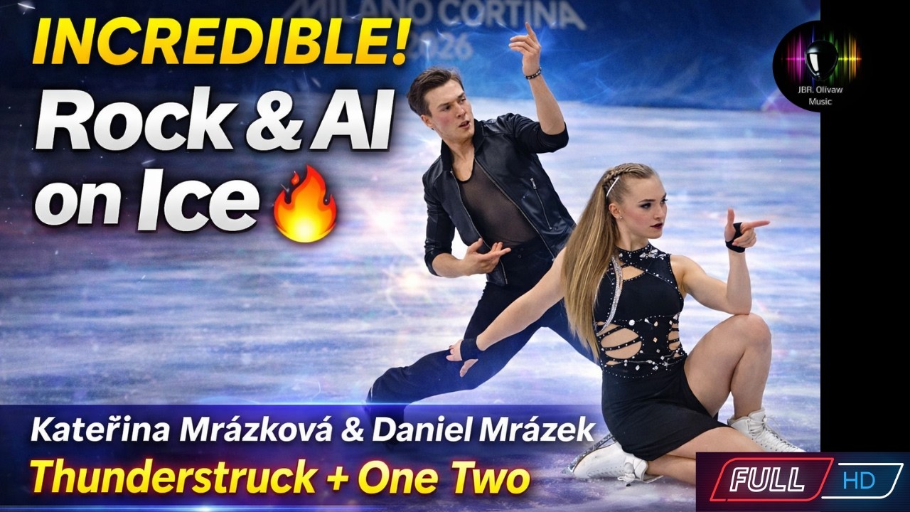 Ice Skating Winter Olimpics | AC/DC (Thunderstruck) + One Two(AI