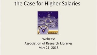 Using arl salary data to make the case for higher salaries