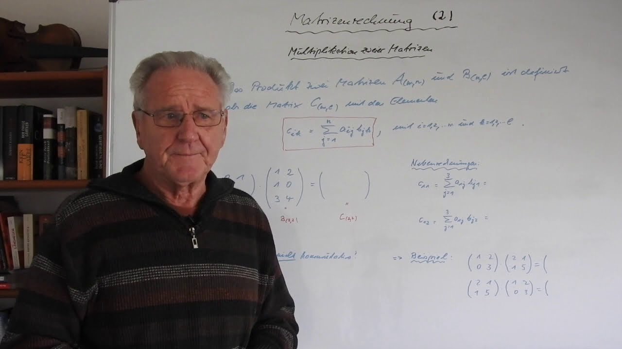 Matrizenrechnung  (2): Multiplikation von Matrizen