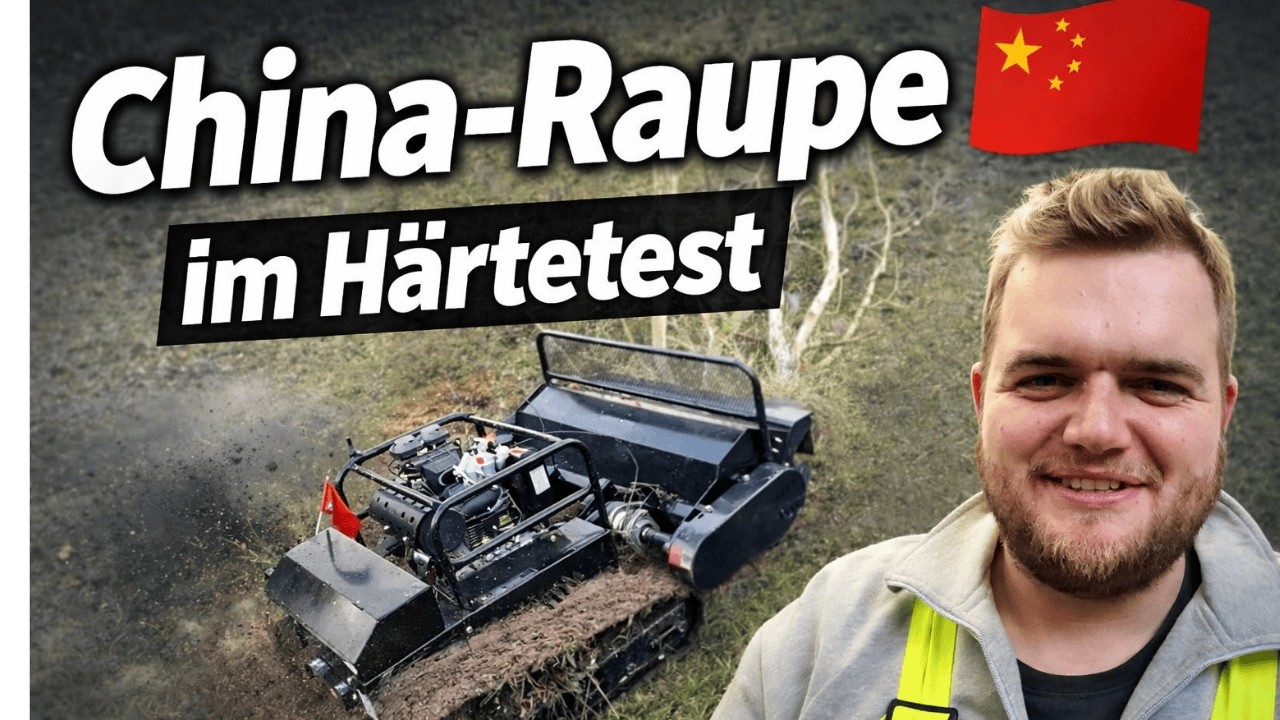 Billig oder brauchbar? Die China-Mähraupe im Härtetest