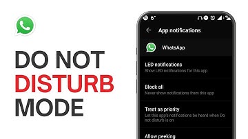 How to Put Donot Disturb Mode on WhatsApp (EASY)