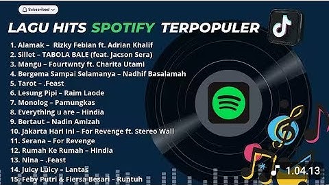 Lagu Indonesia Terpopuler 2025 🔥| Viral di TikTok & Hits di Spotify | Tanpa Iklan