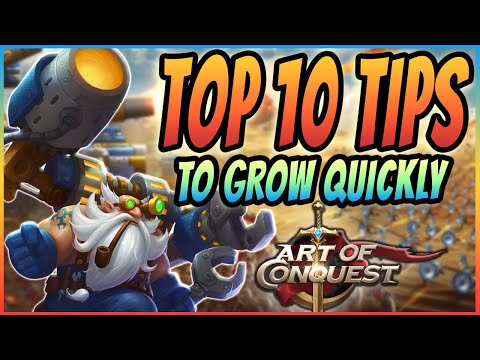 Art of Conquest | TOP 10 TIPS for New Players and F2P | 2020 Guide