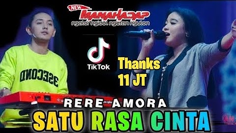 SATU RASA CINTA Versi dangdut (Viral tik tok) - RERE AMORA - NEW MANAHADAP (Official Music Video)