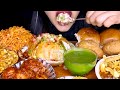 ASMR Spicy Noodles, Golgappe, Sev Puri, Misal Pav and Raj Kachori Eating Show, 2x Speed @SpiceASMR 