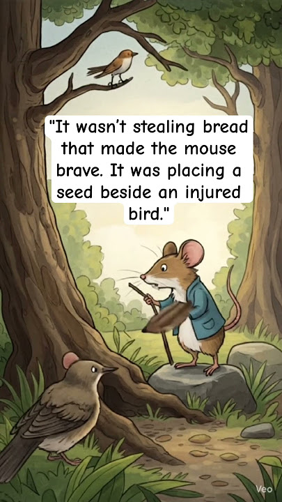 The Mouse Who Brought a Seed #traittales #shortsvideo #catstory