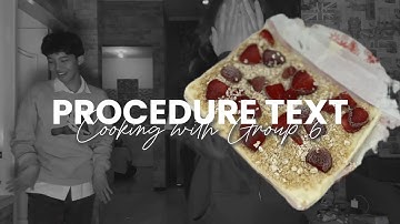 ENGLISH PROJECT PROCEDURE TEXT