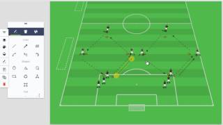 Diamond Training Session for 2-3-1, 4-3-1 or 4-3-3