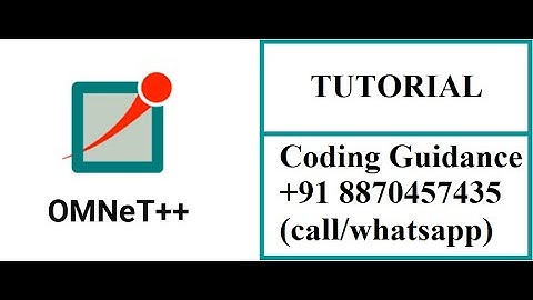 OMNET++ TUTORIAL FOR BEGINNERS -www.phdacademy.in|+91 8870457435( call or Whatsapp)