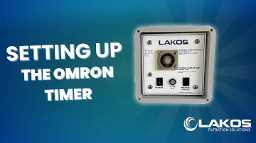 Setting the Omron Timer - LAKOS