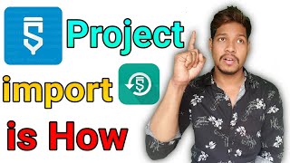 How to import project zip file in to sketchware hindi videos/Aauraparti screenshot 5