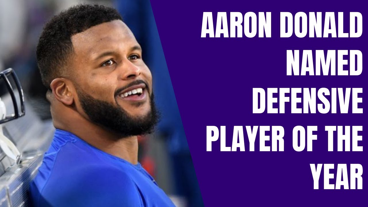 Rams' Aaron Donald named NFL defensive player of the year