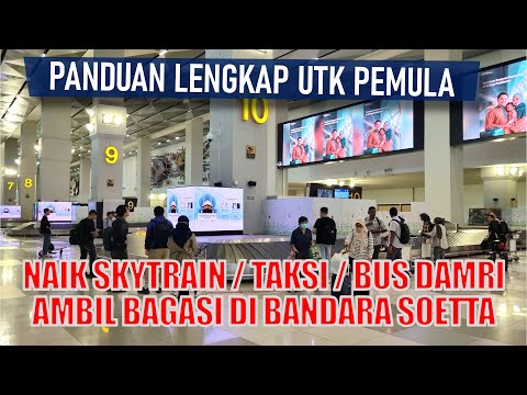 PANDUAN KELUAR BANDARA SETELAH TURUN DARI PESAWAT | BANDARA SOEKARNO HATTA