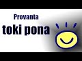 Mi provanta mia tokipona parolado | #Lingvoj