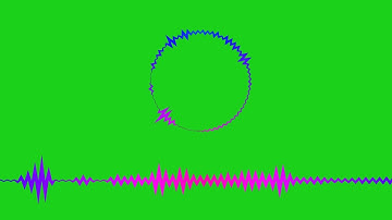 Audio Spectrum Heart Beat Template | Audio Spectrum Visualizer Green Screen HD | #135