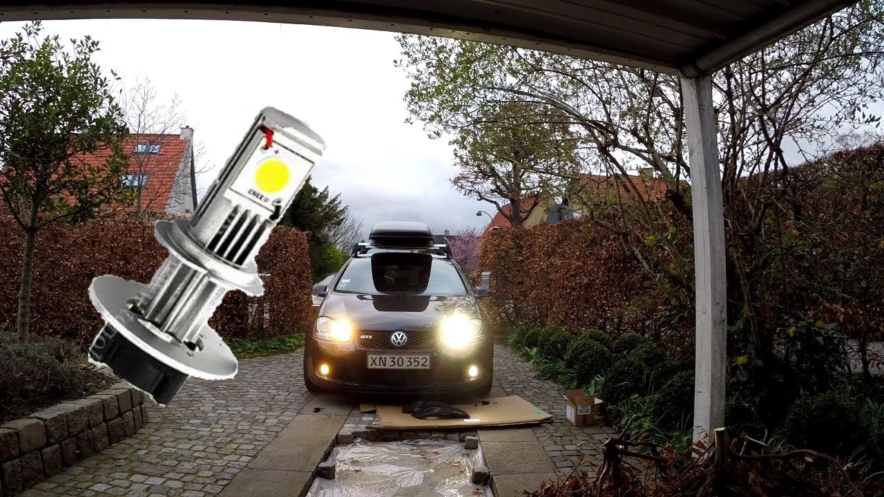 Led vs. halogen, install and test youtube
