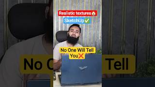 Realistic Textures in sketchup| Sketchup texture club | external texture #shorts #sketchup #3d