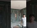 interior work wall design on site process