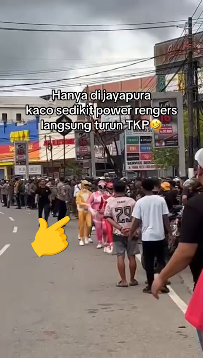 Power rangers Turun atasi Masalah di Jayapura papua || #capres2024 #ricuh