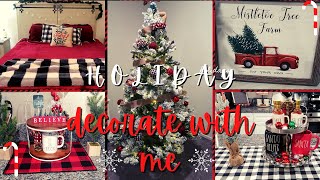 DECORATE WITH ME HOLIDAY 2020// NEW CLEAN + DECORATE WITH ME FOR CHRISTMAS 2020!