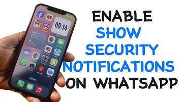 How to Enable Show Security Notifications on WhatsApp on iPhone