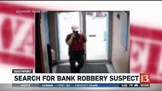 Search for bank robbery suspect