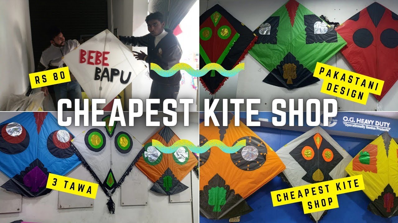 cheapest kite shop in bathinda starting rs 5 3 tawa kites vlog13