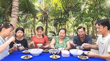 Xuất Mồ Hôi với Nồi Canh Khoai Mỡ Tép Rang Trong Mùa Nắng Nóng | TKQ & Family T1680