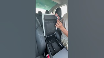 Why This Tesla Armrest Cover is a Must-Have! #CarInterior #TeslaModelY #Model3