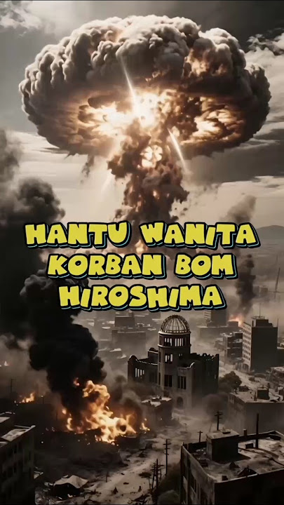 Wanita Korban Bom Hiroshima #horrorstories #history #hiroshima #japan