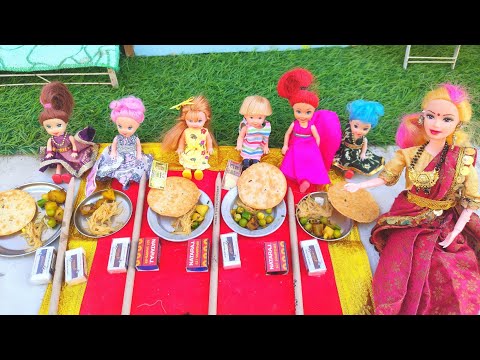 Barbie Doll All Day Routine In Indian Village/Radhika Ki Kahani Part-29/Barbie Doll Bedtime Story||
