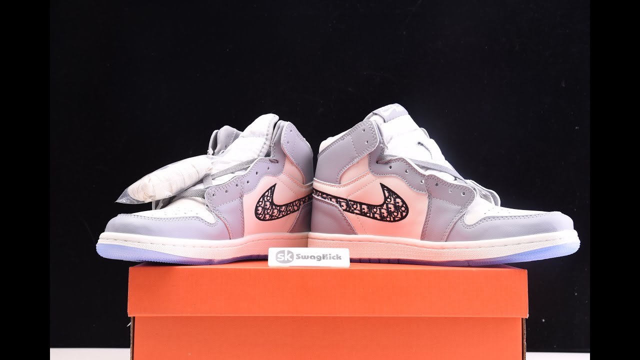 Unboxing view of DIOR AIR JORDAN YouTube