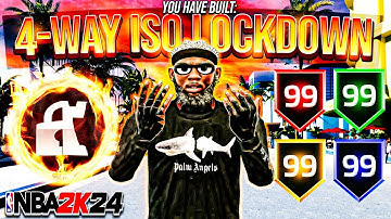 NEW BEST ISO LOCKDOWN GUARD BUILD IS *GAMEBREAKING* IN NBA 2K24! BEST SHOOTING ISO LOCK BUILD 2K24!