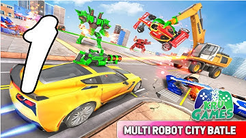 Excavator Robot Car Game – Elephant Robot Games 3d Gameplay Walkthrough #1 (Android, IOS)
