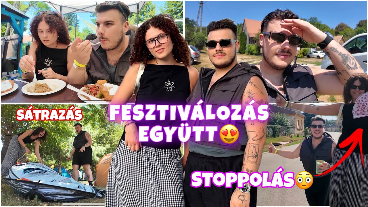 LEKÉSTÜK a buszt, szóval STOPPOLTUNK a fesztiválra Dórival! 🚗😳