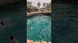 La piscina di Cleopatra nell'oasi egiziana di SIWA. #travel #egypt