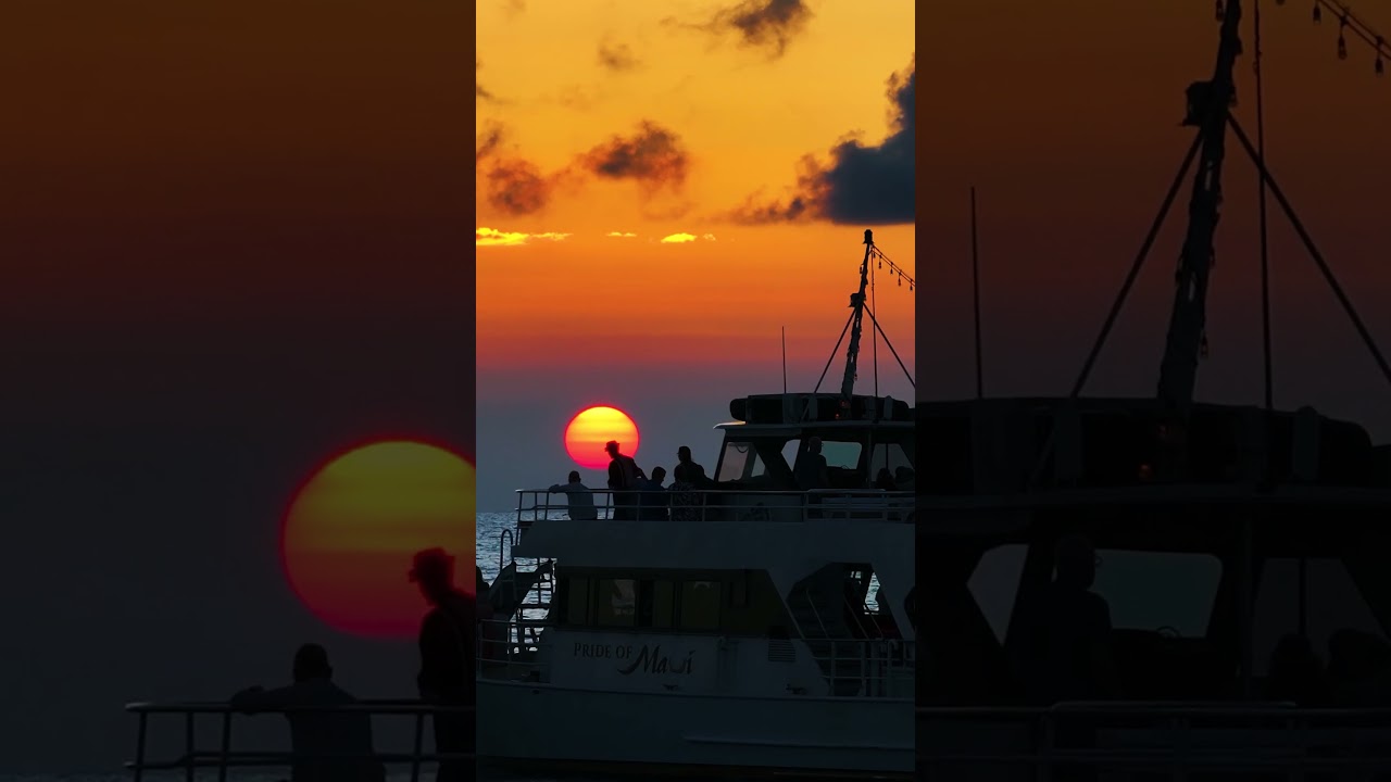A magical Maui sunset aboard the Pride of Maui Sunset Cruise