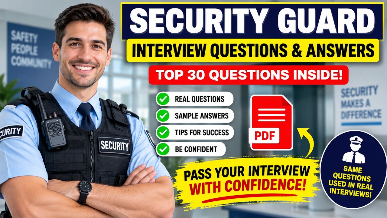 Security Guard Interview 2026: Top 30 Questions Answered - YouTube