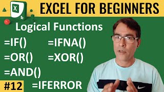 IF, XOR, NOT, AND, OR Formula in ms excel | MS EXCEL FOR BEGINNERS 12 | learn ms excel in hindi