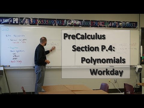 PreCalculus Section P.4:
