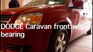2008 2014 Dodge Grand Caravan: Chrysler Town & Country Front Wheel Bearing