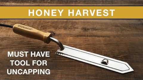 How-to Video - Uncapping Honeycomb with an Electric Knife - 2018
