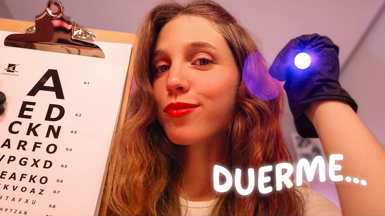ASMR REVISIÓN MÉDICA RELAJANTE PARA DORMIR PROFUNDO... 🌙🩺 (roleplay en español)
