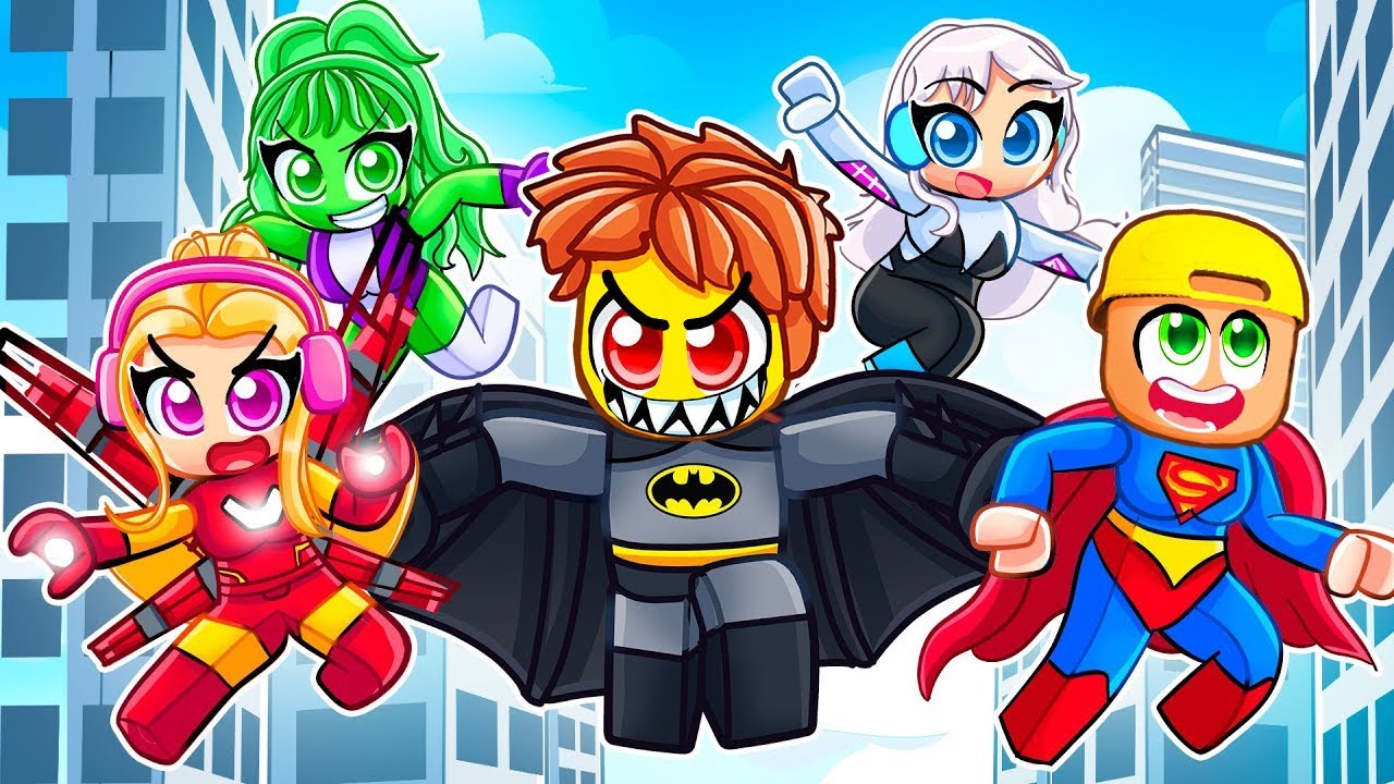 Roblox SUPERHELDEN OBBY mit meinen verrückten FAN GIRLS...