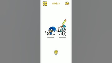 #Troll Master - DOP Draw one part - stickman puzzle Level 3 Answer very easy tips#