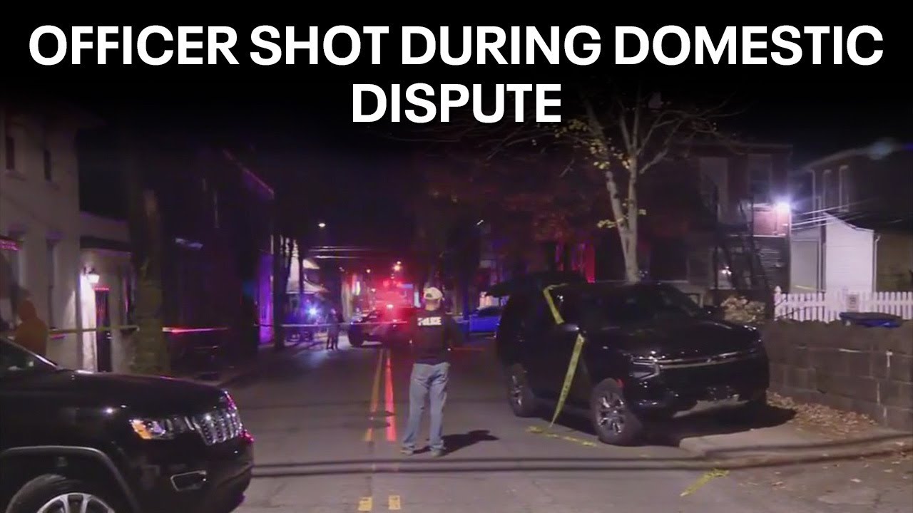 Officer shot in-line-of-duty; suspect in custody - YouTube