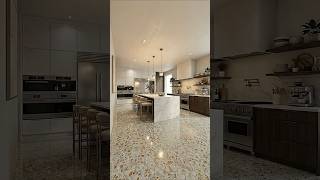 Turning Quartz &amp; Gold into a Luxury Floor 💎 Unreal! #shorts #viral #youtubeshorts