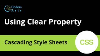 24. Using Clear Property | CSS Tutorial For Beginners